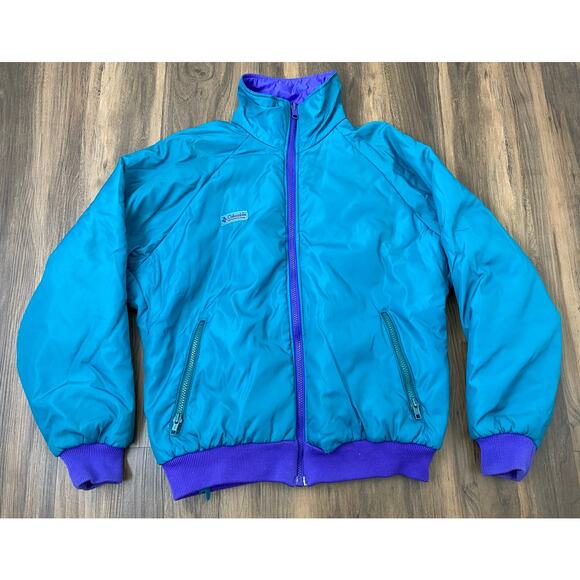 VTG Women Columbia Radial Sleeve 3M Thinsulate reversible ski jacket coat M - Picture 1 of 9